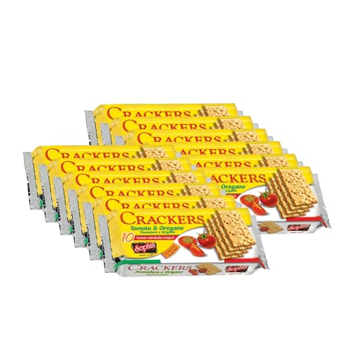 Sophia Cracker Italian Tomato Basil 8.8oz (12-pack) | Tomato Basil