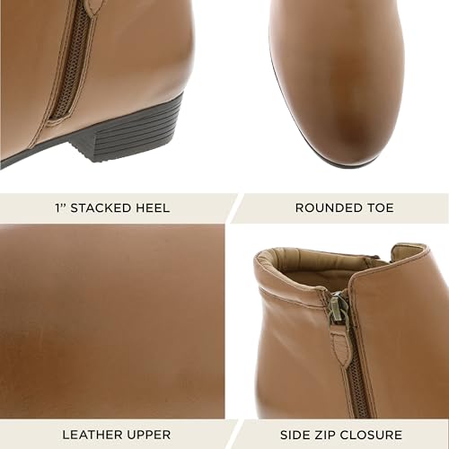 ARRAY Women's Aspen Leather Ankle Boot with Zipper3