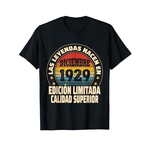 Edición Limitada Diciembre 1929 - Cumpleaños 95 Años Camiseta