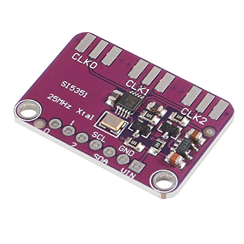 Aitrip 3 Pcs Si5351A I2C 25Mhz I2C High Frequency Signal Generator Breakout Board Square Wave Frequency Generator Signal Generator 8Khz To 160Mhz 3-5Vdc For Arduino #TOP3