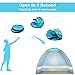 G4Free Large Pop up Beach Tent for 3-4 Person, UPF 50+ Automatic Sun Shelter Canopy Portable Outdoor Cabana Sun Umbrella