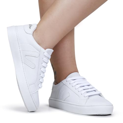 Tenis Sapatenis Unissex Modelo Street Lila Martore Branco (Branco, BR, Adulto, Numérico, 41)