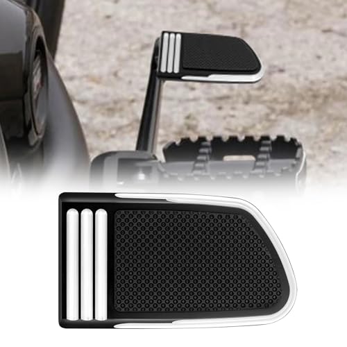 Couvre-pédale de frein noir CNC anti-glisse pour résoudre le manque de grip sur Softail
