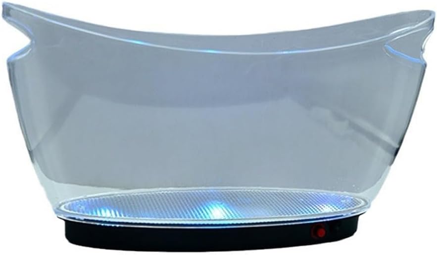 Dazzling Glowing PS Material Ice Bucket Champagne Plastic