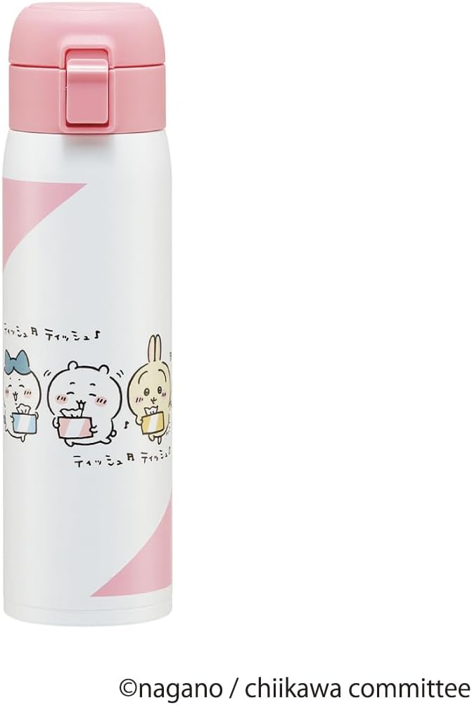 スケーター(Skater) マグボトル 480ml 保温 保冷 ステンレス 水筒 ちいかわ ワンタッチオープン STOT5-A