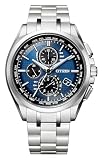 [シチズン]CITIZEN 腕時計 ATTESA アテッサ Eco-Drive エコ・ドライブ 電波時計 ダイレクトフライト 針表示式 薄型 AT8040-57L メンズ