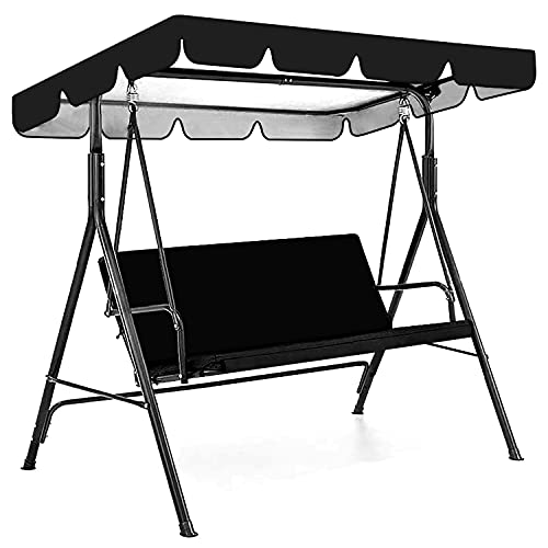 Hollywoodschaukel Ersatzdach, Universal Sonnendach Schwing Dachabdeckung, Schaukel BaldachPlane Ersatzbezug, Gartenschaukel Baldachin Top Cover, Schaukelstuhl Markise, 249*185*18cm - Image 7