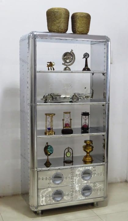 NauticalMart ReplicaMuseum Elite Double Drawer Shelving