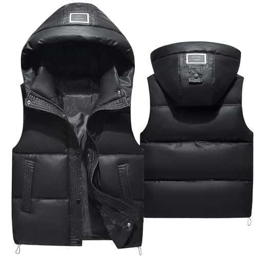 Gilet en duvet léger enfant garçon fille - Doudoune sans manche chaude matelassée taille 120