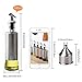 aceiteras antigoteo cristal,2 dispensador aceite 300ml,oliva y vinagre recipiente aceite usado cocina...