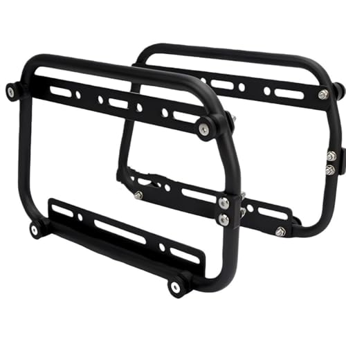Support de boîtier latéral moto amovible avec porte-bagages