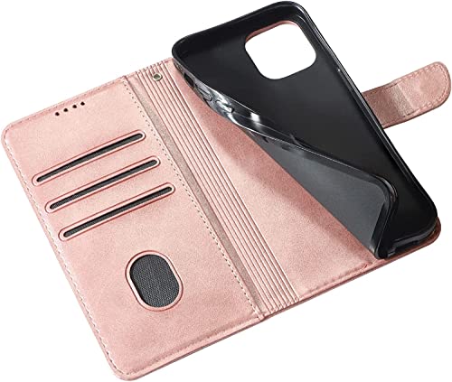 Étui iPhone 13 rose contre le piratage RFID avec rangement - 4