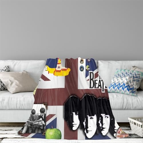 CHEWYZ Couverture imprimée en 3D The Beatles-Couverture Tendance en Peluche pour Enfants,garçons,Filles,Adultes-Couverture en Flanelle pour canapé-lit (150x200cm) - Les Beatles, Paul McCartney, John Lennon, RIngo Starr, George Harrison CHEWYZ Couverture imprimée en 3D The Beatles-Couverture Tendance en Peluche pour Enfants,garçons,Filles,Adultes-Couverture en Flanelle pour canapé-lit (150x200cm) – Image 8