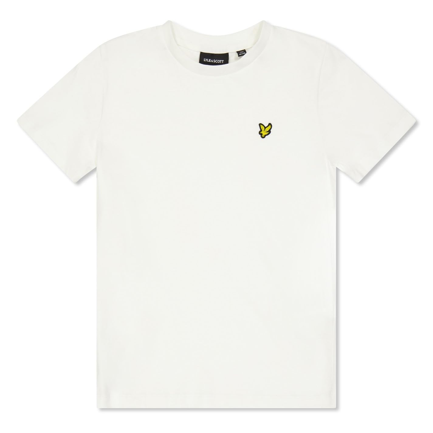 Lyle and Scott  Boys Cotton T-Shirt In White, Size 15/16 Y