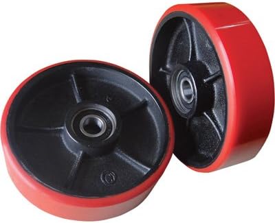 Roughneck Rear Pallet Truck Replacement Wheels - Pair, 7in. Dia.