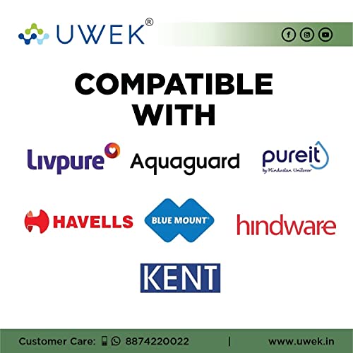 Image of UWEK Standard RO Booster Pump 100 GPD & Supply Adapter 24V Combo, Compatible With Aquaguard, Livpure, Pureit, Havells and Other Water Purifiers, 1 Year Warranty Black