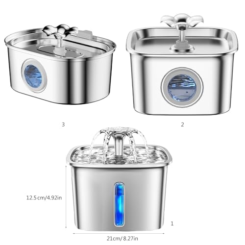 Fuente de agua automática para gatos 2.6L MOMOJIA miniatura 4