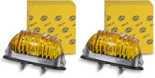 Piloto intermitente Hella amarillo de doble posición izquierda y derecha para montaje exterior