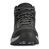 CC-Los Damen Wasserdicht Wanderstiefel rutschfeste Trekkingschuhe Wanderschuhe Outdoorschuhe Schwarz 39