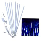 Gatuida LED Meteorschauer Regen Lichter Wasserdichte Rohre Blaue Beleuchtung Energiesparende Outdoor...
