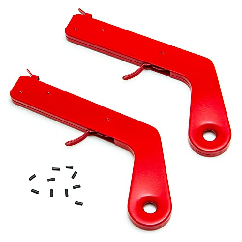 Ally Tools 2 PC Pistol Rock Style Flint Striker with 12 Striker flints - Perfect as a Welding Striker, Flint Lighter, Camping Stove Striker, Torch Striker, Spark Lighter, Striker Lighter, and Striker