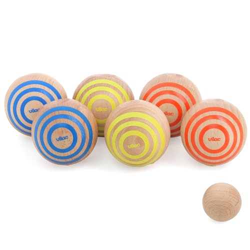 Pétanque en bois Vilac pour animer vos après-midis de jeux en famille au jardin