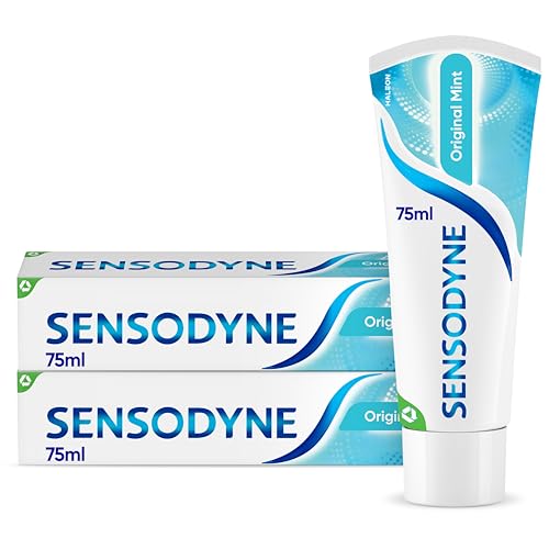 Image of Sensodyne Sensitive Toothpaste Daily Care Original Mint, 75 ml (Pack of 2)