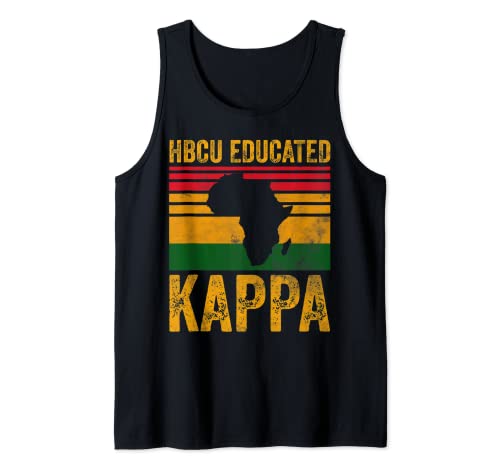 HBCU Educated KAPPA Shirt Historical Black College Alumni Tank Top