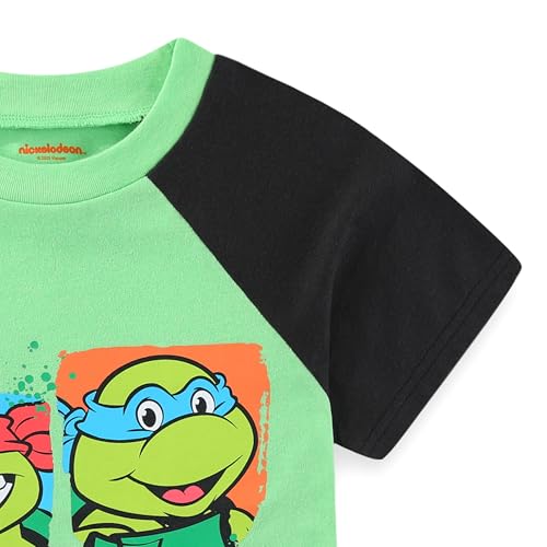 Image of Nickelodeon Teenage Mutant Ninja Turtles Boys Short Sleeve T-Shirt and Short Set for Big Kids