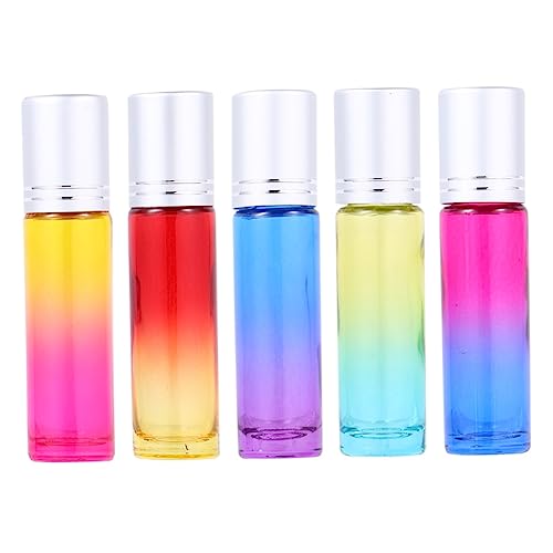 Beaupretty 10 Pçs Mini Frasco De Perfume Frasco Recarregável Roll-On Frasco Cosméticos Contianer Fra