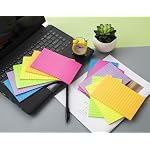 (12 Pack) Lined Sticky Notes 4x6 in,Large Notepads with Lines,Ruled Stickies Super Sticking Power,Office School Memo Note Pads Bright Colors,Post on Windows Doors,Recyclable,Easy to Write on - Image 2