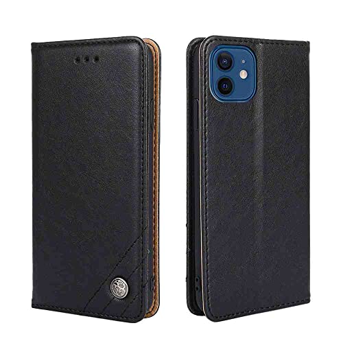 Fansipro Funda tipo cartera para Sony Xperia L2, piel sintética de alta calidad para Xperia L2, 3 ranuras para tarjetas, recortes de alineación, negro