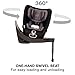CYBEX Sirona S with SensorSafe, Convertible Car Seat, 360° Rotating Seat, Rear-Facing or Forward-Facing Car Seat, Easy Installation, SensorSafe Chest Clip, Instant Safety Alerts, Premium Black