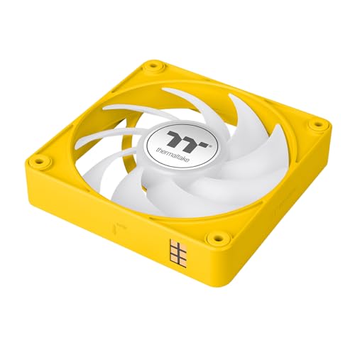 Image of Thermaltake CT140 EX ARGB Sync PC Cooling Fan 3 Pack, PWM 500~1800 RPM, 5V Motherboard Sync, 16.8 Million Colors 9 LEDs, MagForce 2.0 Connectors, Hydraulic Bearing, Bumblebee, CL-F217-PL14GS-A