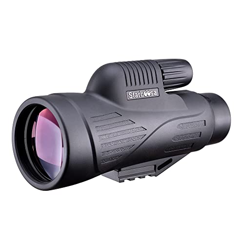 Starboosa 12X50 High Definition Monocular Telescope With Smartphone Holder - Waterproof Monocular With Durable And Clear Bak4 Prism For Bird Watching Wildlife Hunting Camping Hiking #TOP4