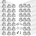 Muzata Aluminum Channel For Led Strip Light With Milky White Curved Diffuser Cover, End Caps, and Mounting Clips. Right Angle Aluminum Profile, with Video V-Shape, 40-Pack 3.3ft/1M V1SW,series LV1
