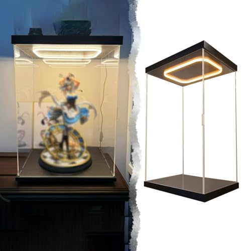 Acryl Vitrine Beleuchtete Vitrine für Actionfiguren, 20, 25, 30, 35, 40,...
