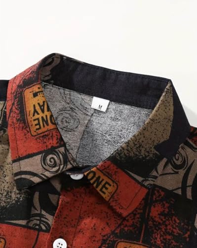 Image of IndoPrimo Casual Shirt for Men || Shirt for Men || Men Poly Cotton Stylish Shirt || Men Printed Shirt || Men Shirt Half Sleeve - Prime