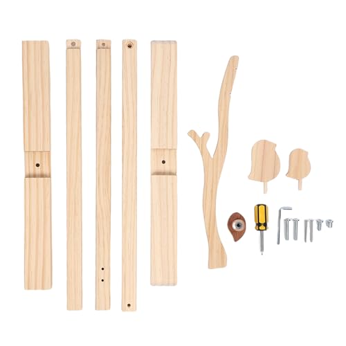 Bras mobile pour berceau anti-chute | Support solide en bois