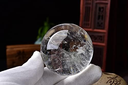 Miniatura 4 de Bola de cristal curativo, esfera natural, cuarzo transparente, esfera pulida, chakras, reiki, meditación, colección Scrying regalo (bola de cristal,
