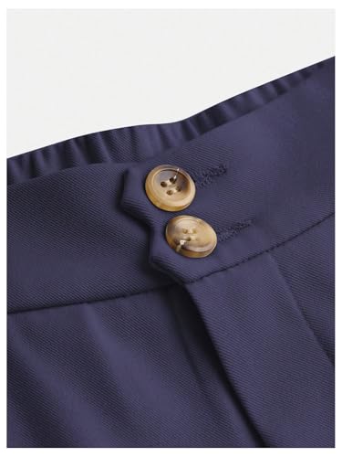 Image of SweatyRocks Girl's Elastic High Waist Wide Leg Pants Loose Long Trousers