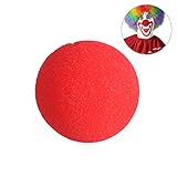 Tinksky Halloween Clown Costumes Halloween Foam Clown Red Nose for Halloween Masquerade Cospaly