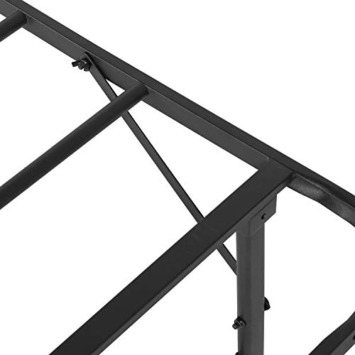 Vecelo 14 Inch Metal Bed Frame, Tool Assembly/Quiet Noise Free/Box Spring Replacement Black (Twin), Foldable Platform #TOP7