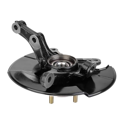 Front Steering Knuckle & Wheel Bearing Hub Assembly Compatible with Honda Civic 2006-2011,(Without Si Model), Left Driver Side Replaces # 698-451，698451，44300SNA952, 44300TR0951 - Thumbnail 2