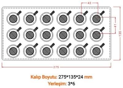 Pasta Fincan Şekilli Çikolata Kalıbı - No:11 - Görsel 5