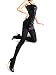 SECOND SKIN 3D Microfiber Tights 100 den | Opaque | Resistent | Very Elastic | Size L | 1 Pair | Black