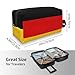 Longzehao German flag Print Travel Storage Bag for men women,Portable Toiletry Bag Large Capacity Organizer