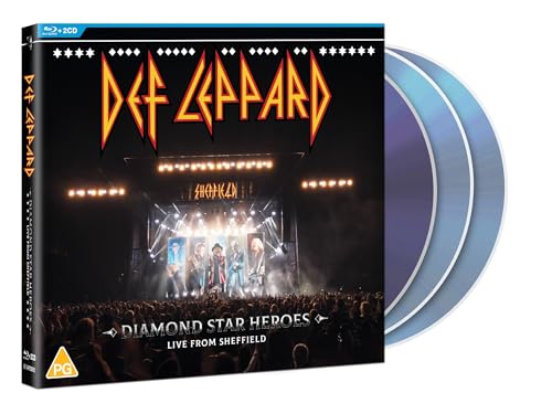 Def Leppard: La increíble trayectoria de una leyenda del rock Diamond Star Heroes Live From Sheffield - Blu-Ray +2 CD