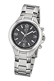 Gehäusebreite: 34 mm ETT Eco Tech Time Funk Solar Damen Uhr Analog mit Edelstahl Armband ELS-11177-31M