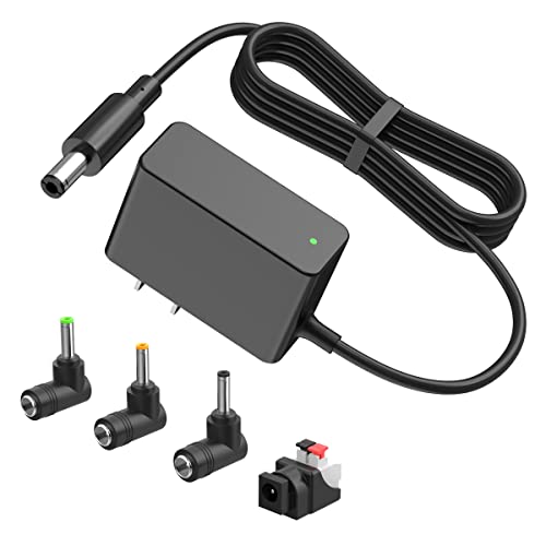 12V External Hard Drive Power Cable for Seagate External Hard Drive, Western Digital, WD Elements Desktop, Fantom Drives, WD_Black D10, Avolusion PRO-5X Series AC Adapter Power Supply